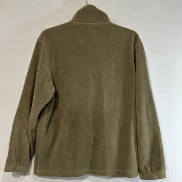 Australia Fleece Full Zip Jacket Mens Large Sydney Kangaroo UK Logo Green Hippie - Picture 2 of 6